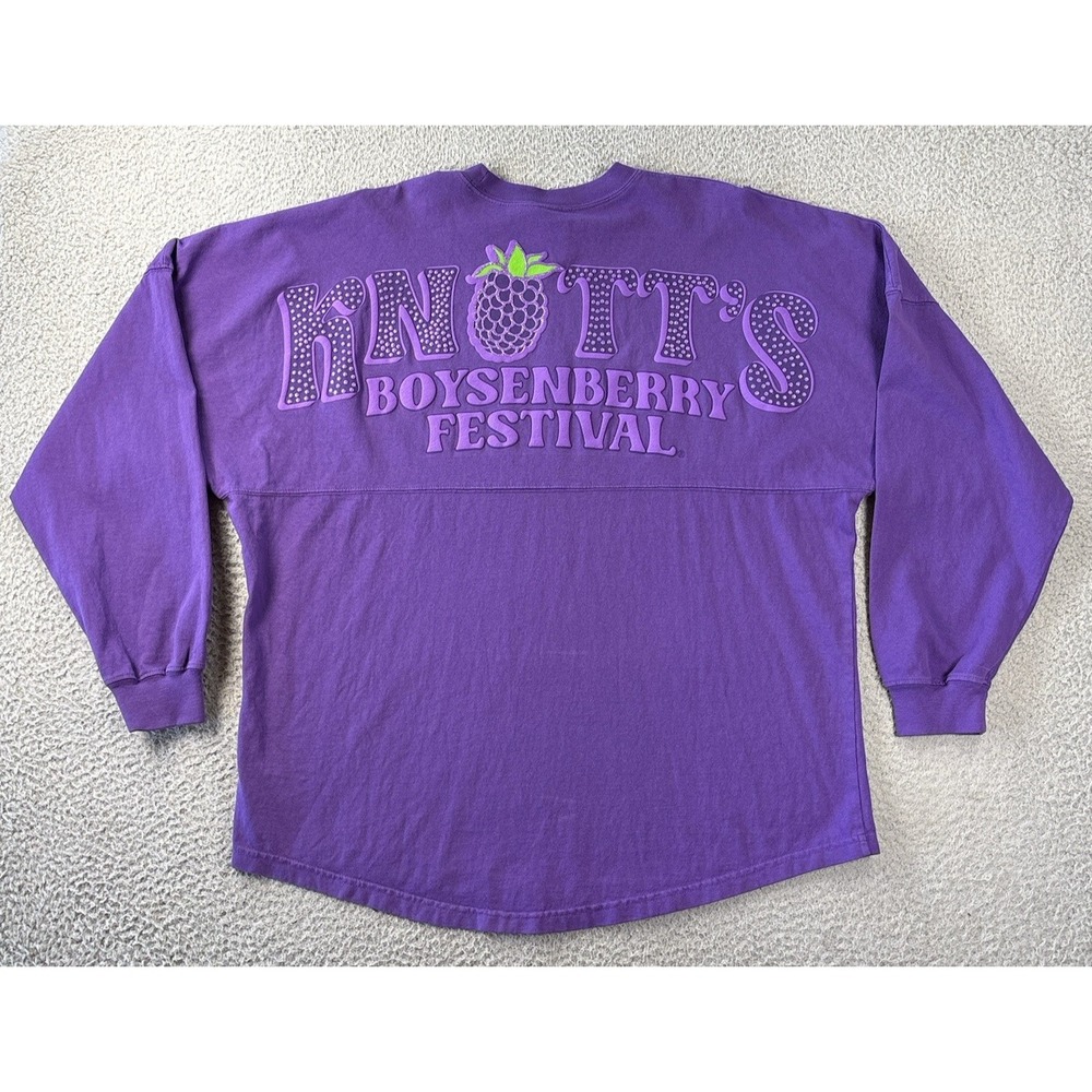 Spirit Jersey Knotts Boysenberry Festival Shirt Adult Large Long Sleeve NWT